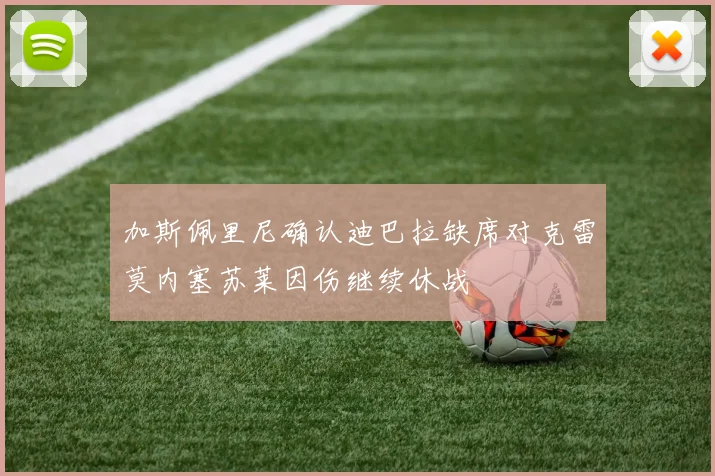 加斯佩里尼确认迪巴拉缺席对克雷莫内塞苏莱因伤继续休战
